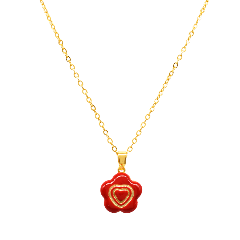 Sahi Little Flower Flip Pendant Necklace
