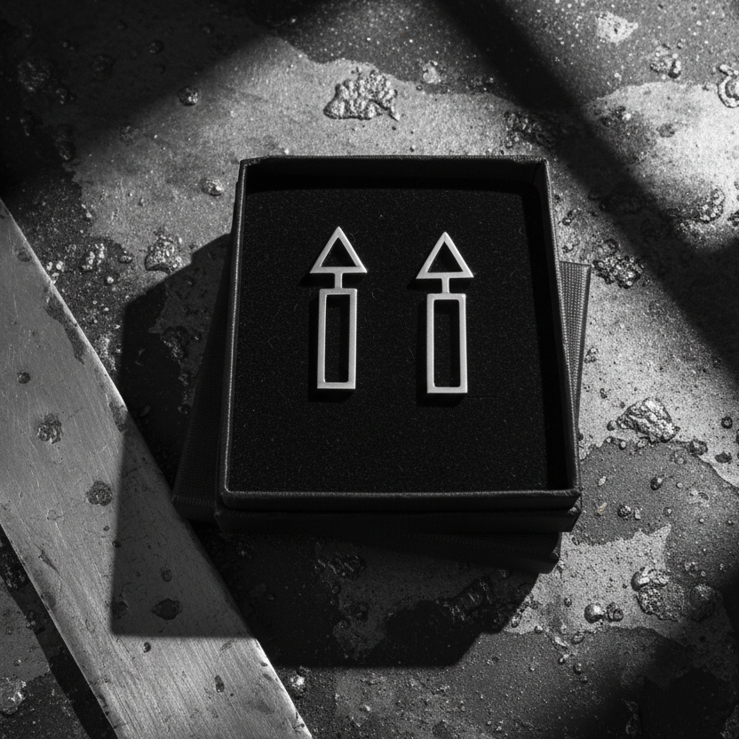 925 Silver Arrow Stud Earrings