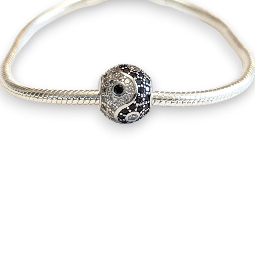 Yin and Yang Bead Charm