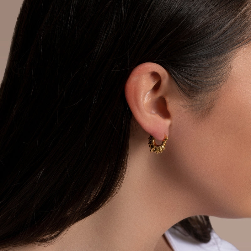 15mm Creole Hoop Earrings