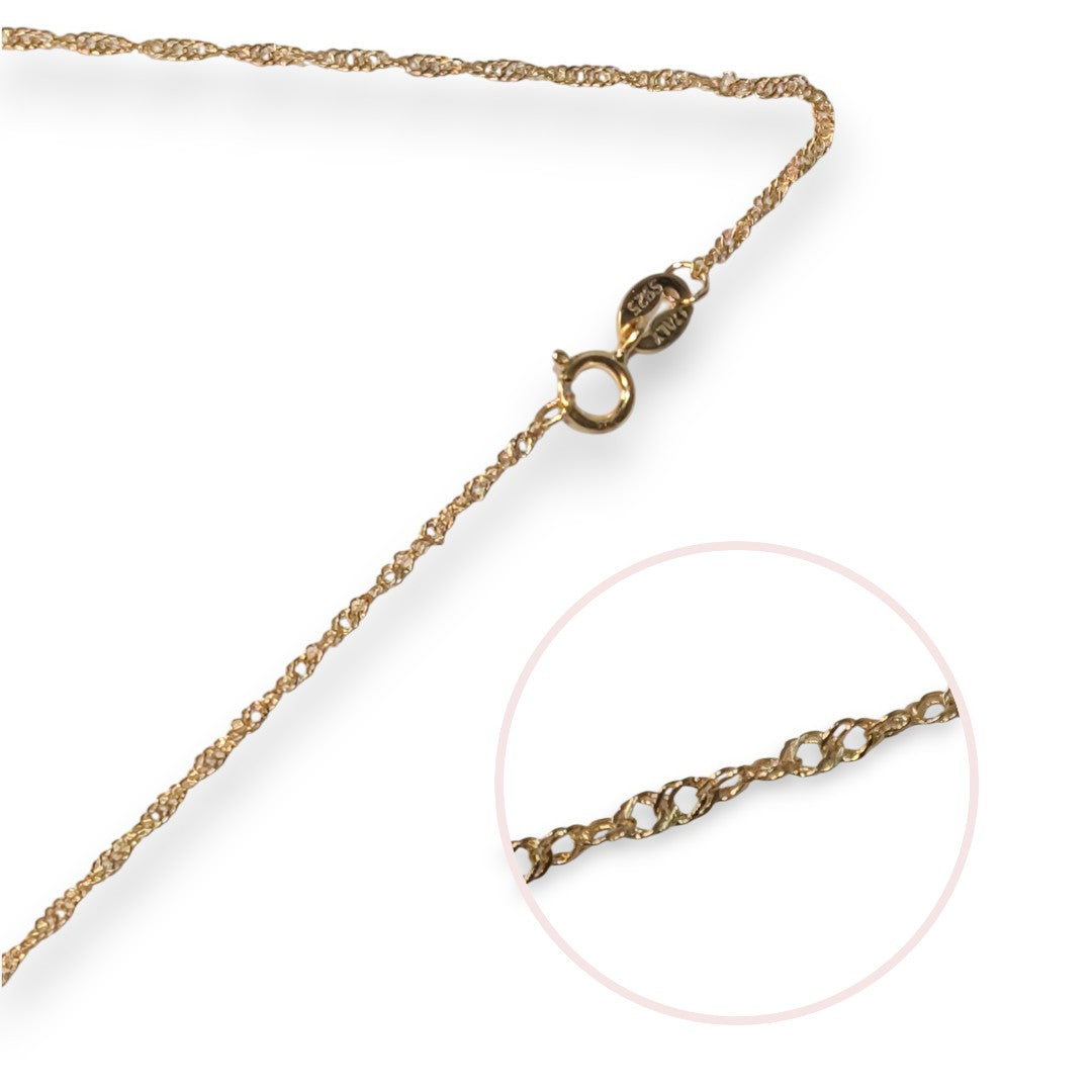 Ava 1.2mm Singapore Chain