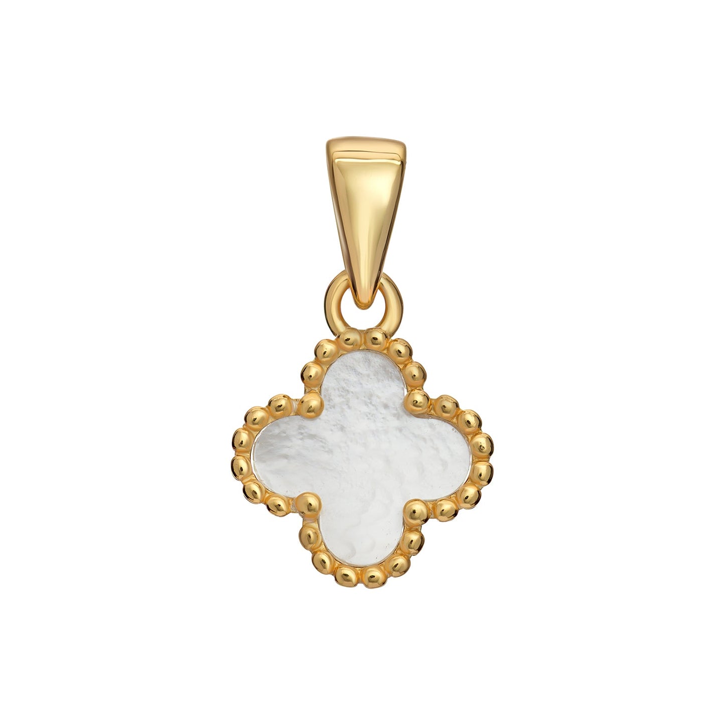 Mother Of Pearl Clover Jewellery Set
