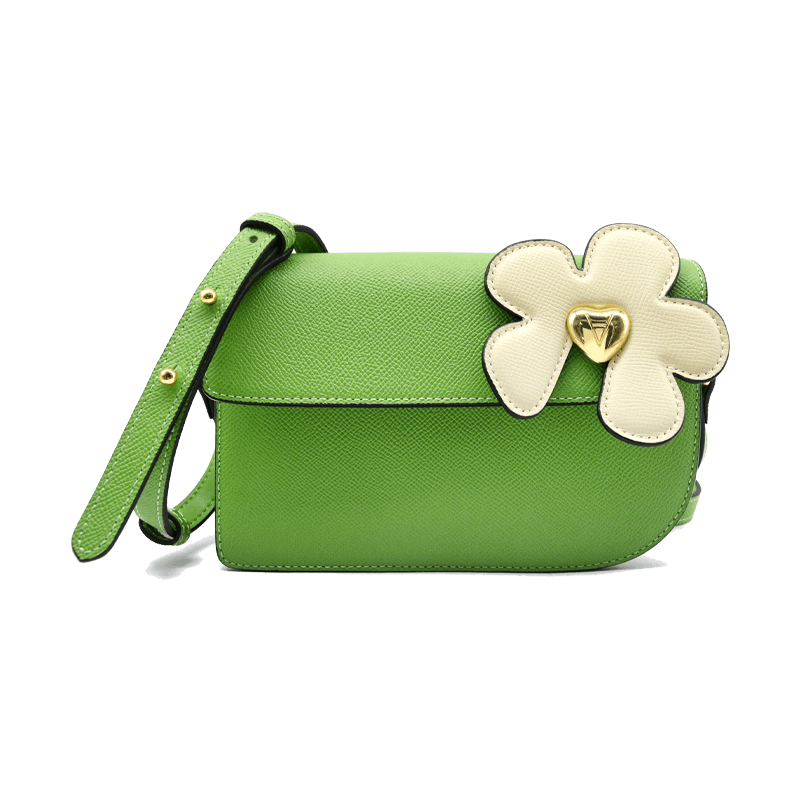 Sahi Little Flower Canna Crossbody Leather Bag