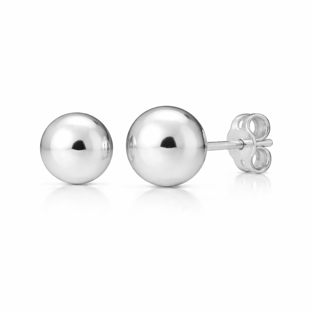 Simple Ball Stud Earrings