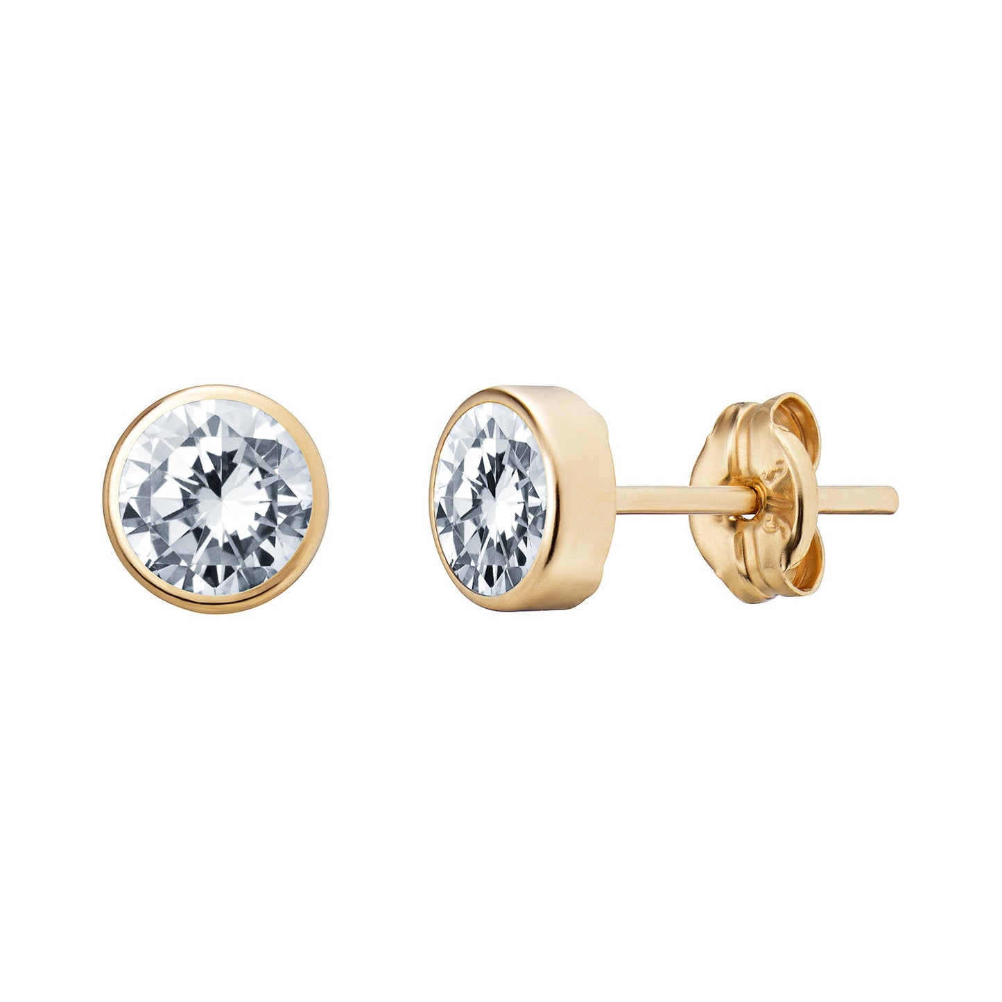 Cubic Zirconia Stud Earrings