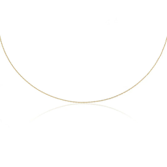 9ct Gold Micro Round Belcher Chain