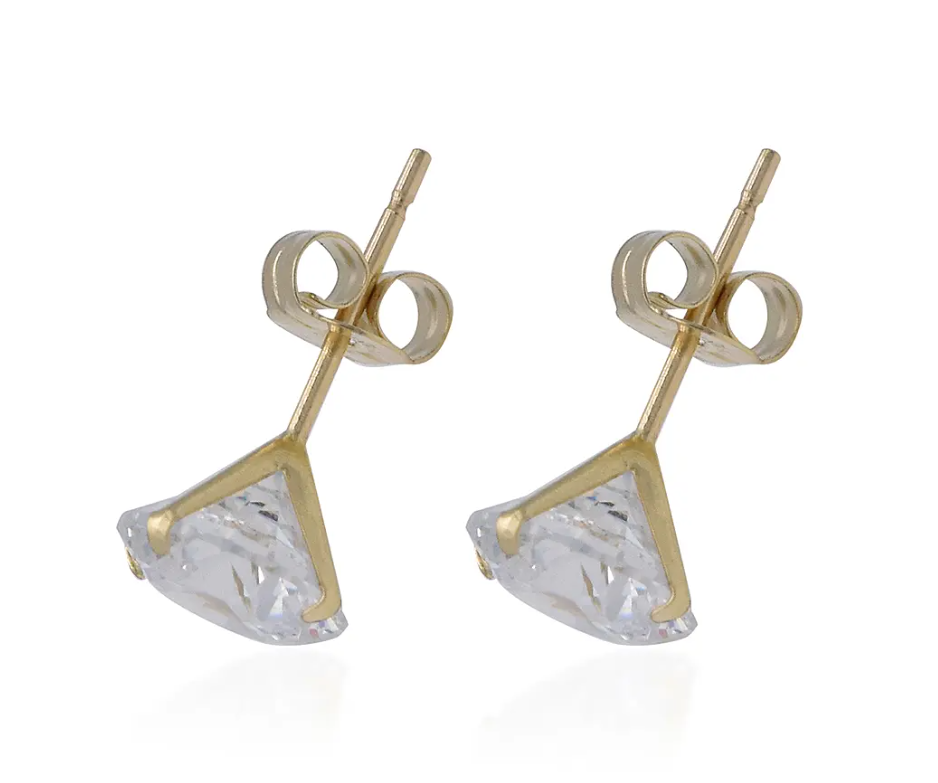 Classic Cubic Zirconia Stud Earrings