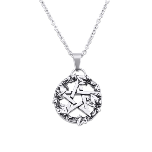 Green Witch Pentacle Necklace