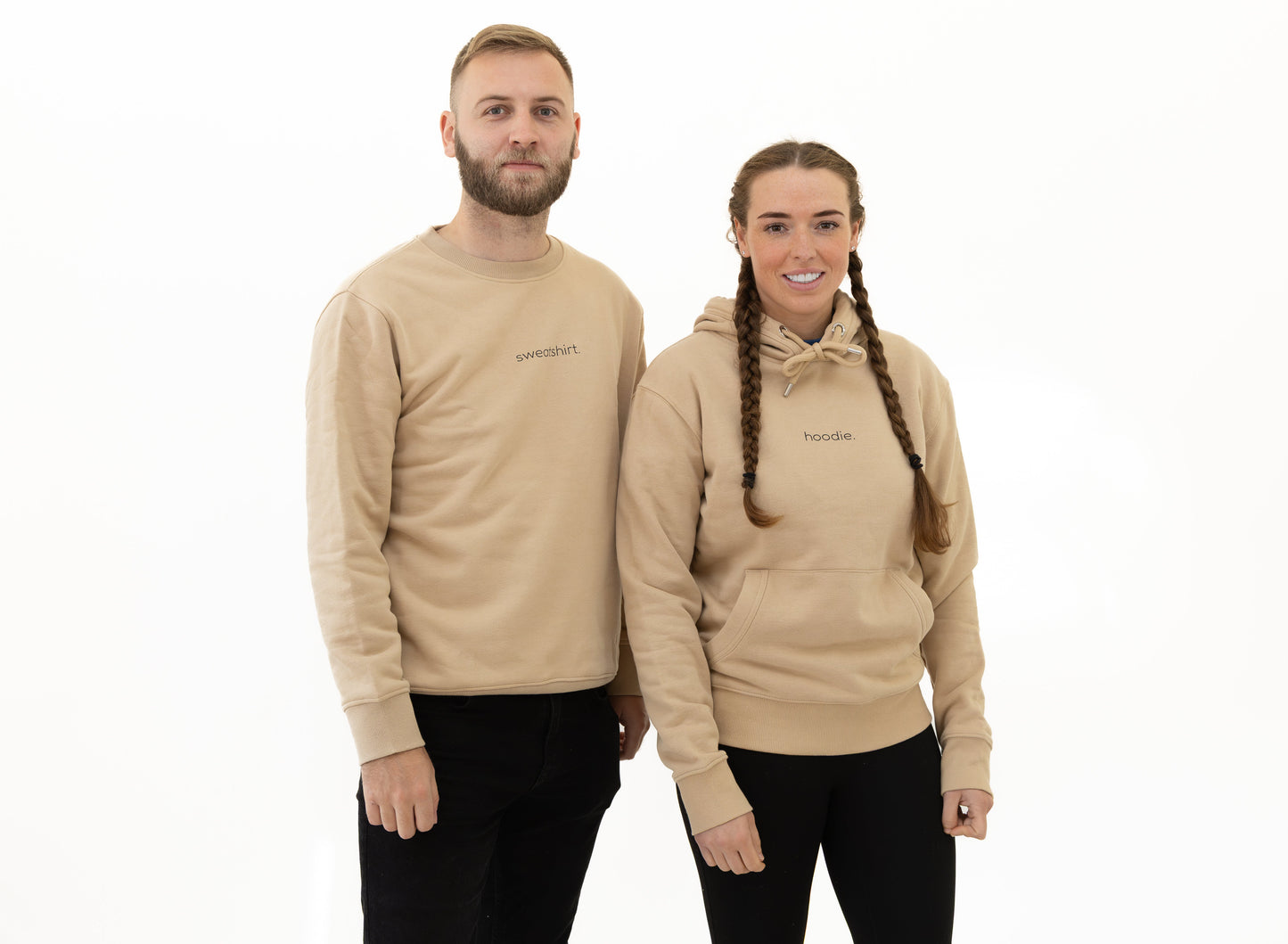 simple. hoodie. desert-sand.