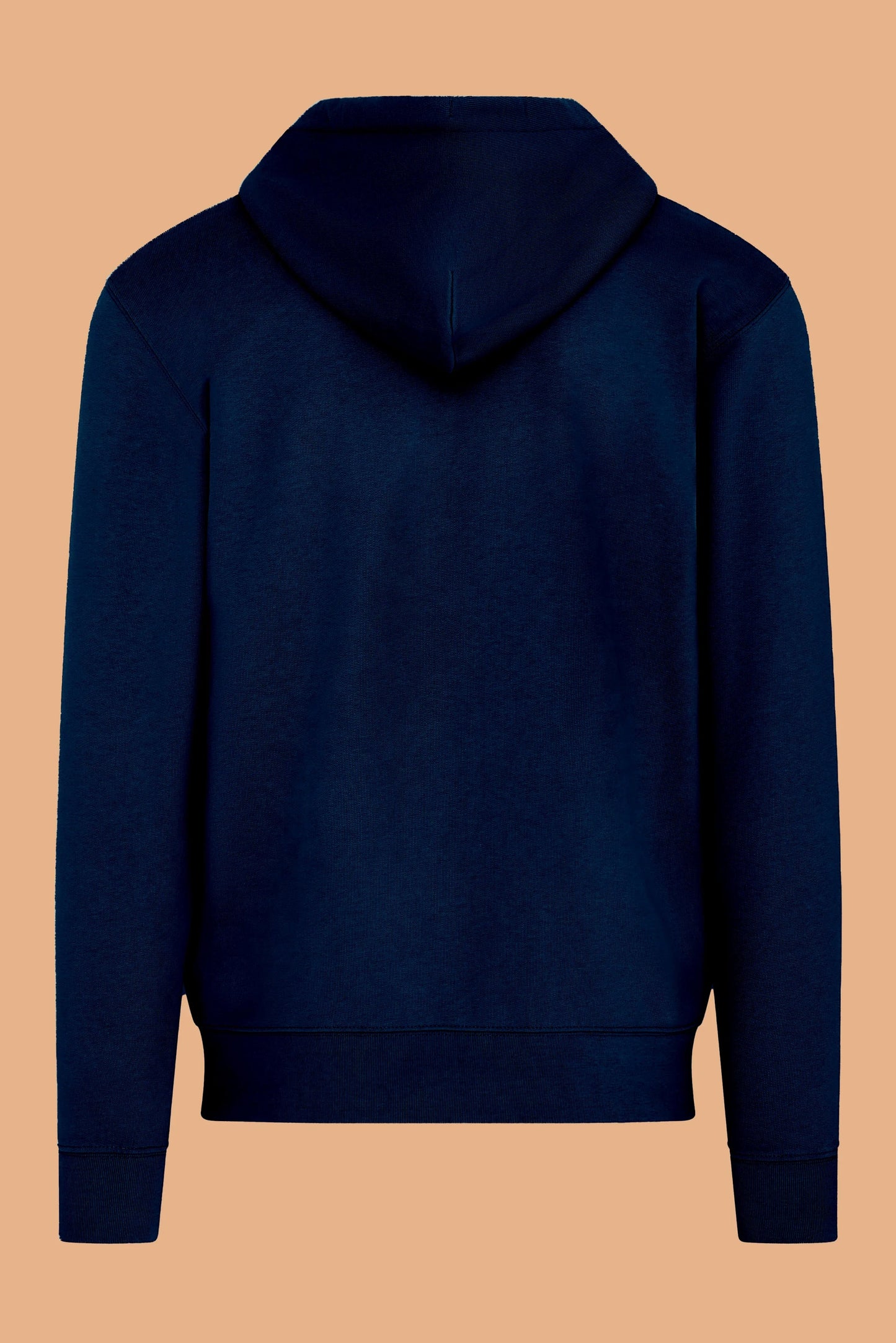 Embroidered P Zip-Up Hoodie