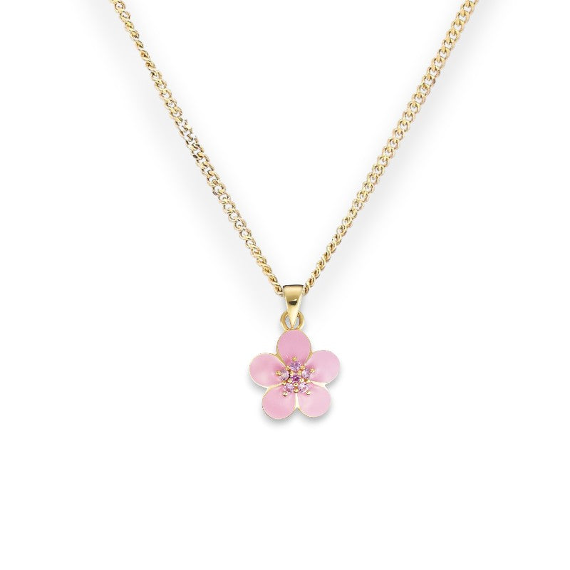 Blossom Pink Pendant Necklace