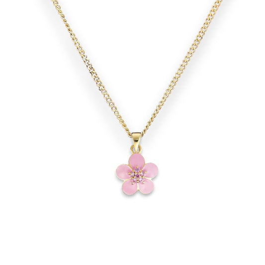 Blossom Pink Pendant Necklace