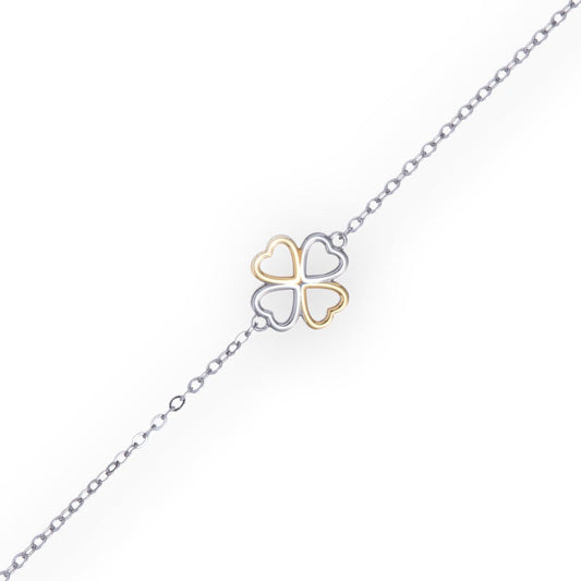 Clover Heart Bracelet