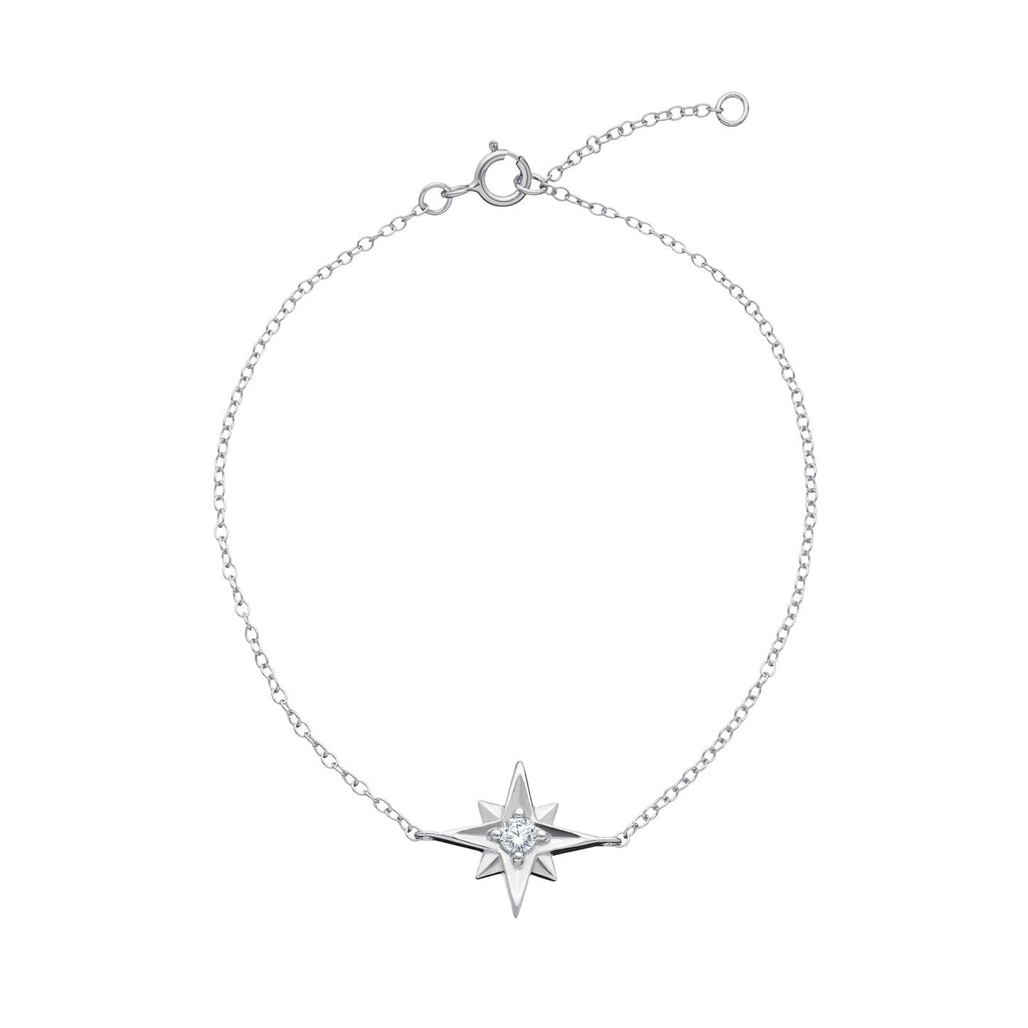 Cubic Zirconia Star Bracelet