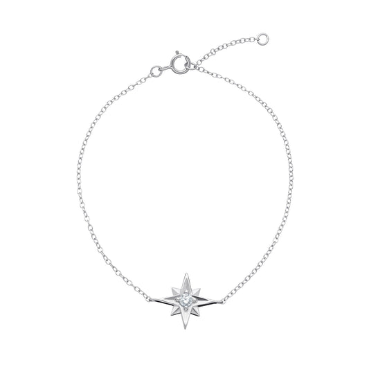 Cubic Zirconia Star Bracelet