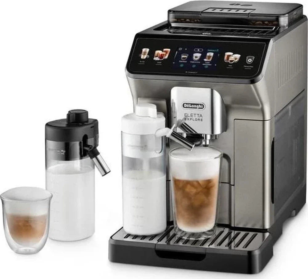 DeLonghi Eletta Explore ECAM450.86.T Smart Bean to Cup Coffee Machine - Silver
