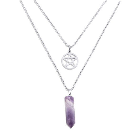 Pentacle Layer Necklace