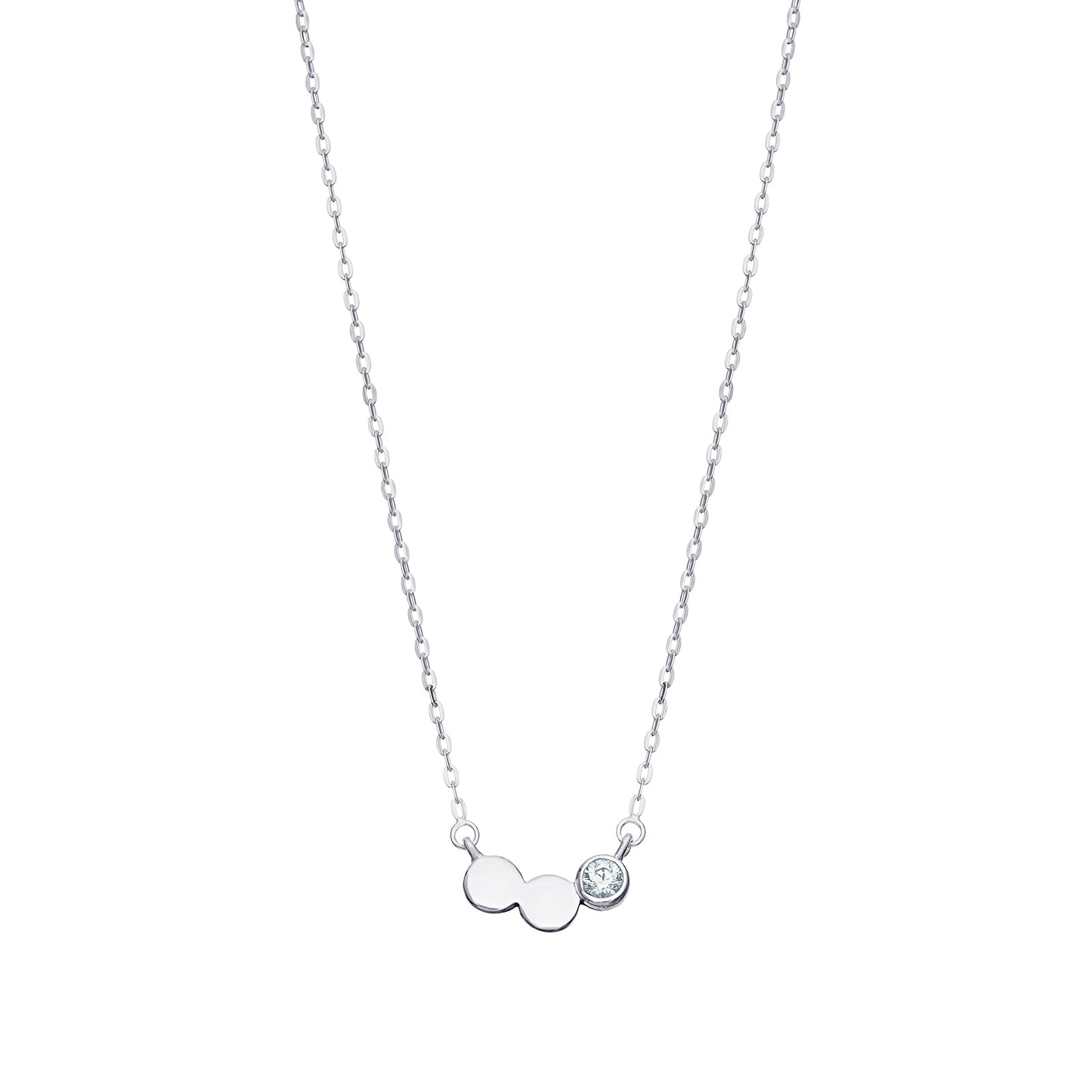 Dainty Dot Cubic Zirconia Necklace