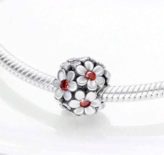 Daisy Bead Charm