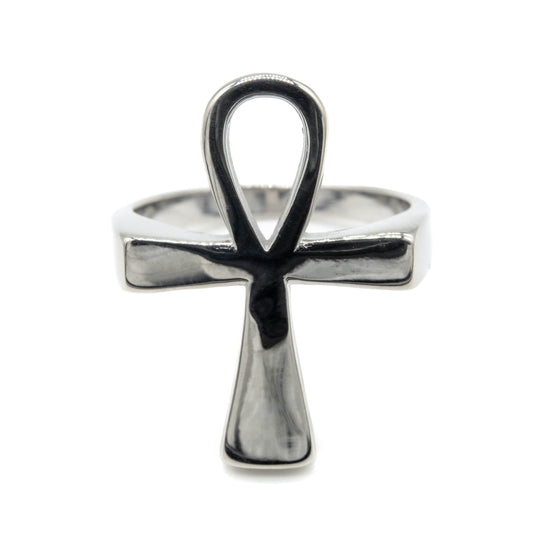 Ankh Ring Silver