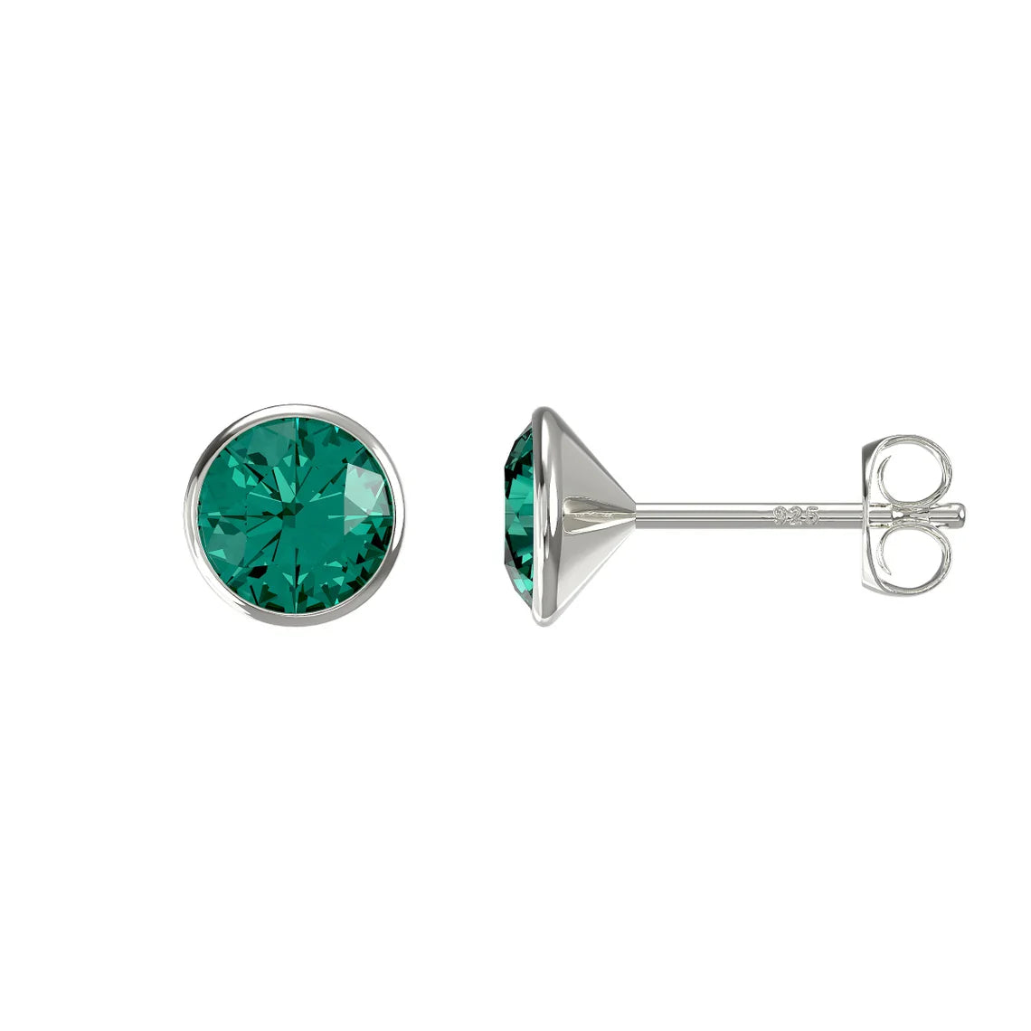 Emerald Stud Earrings