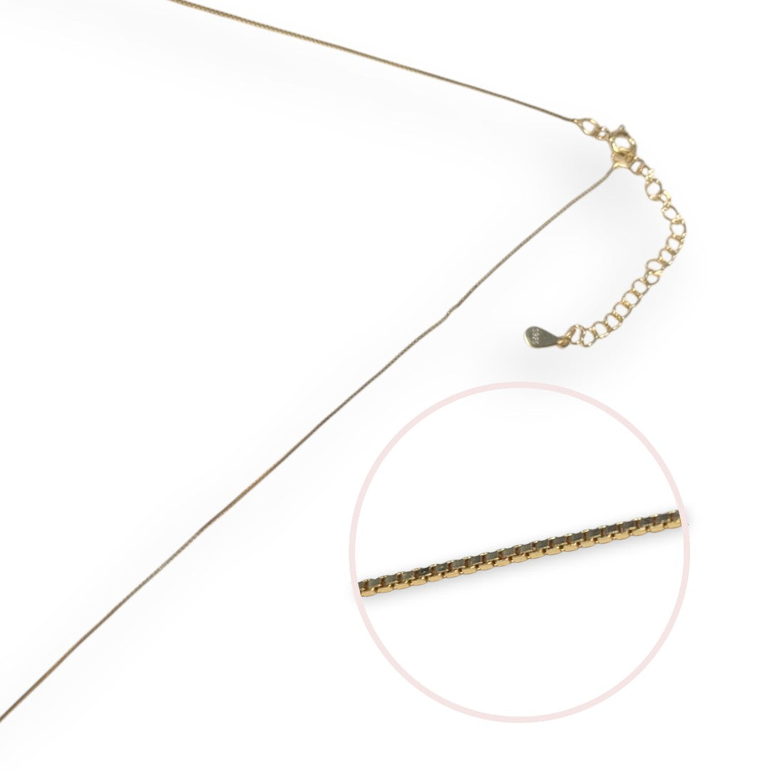 Hazel 1mm Box Chain
