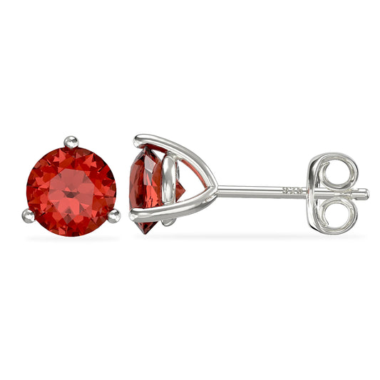 July Birthstone Stud Earrings