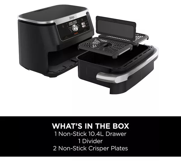 Ninja Foodi FlexDrawer Dual Air Fryer 10.4L AF500UK