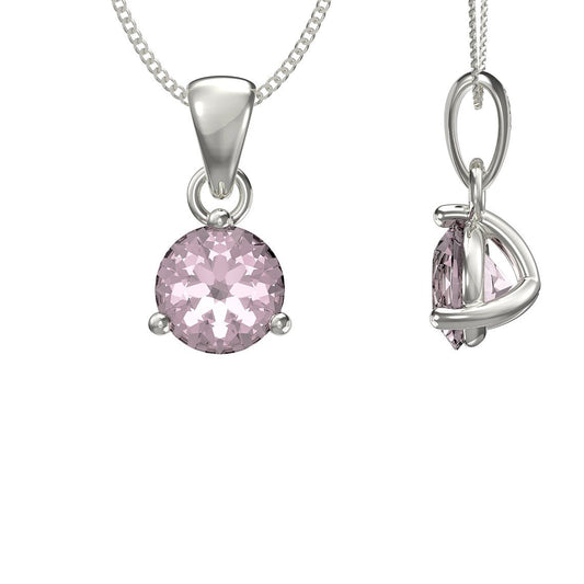 October Birthstone Pendant Necklace