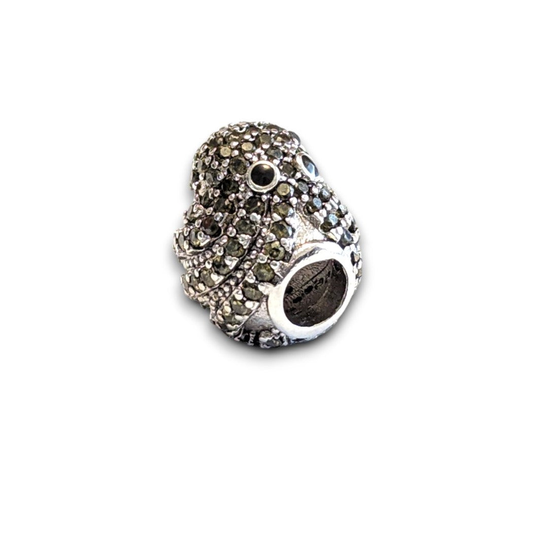 Octopus CZ Bead Charm