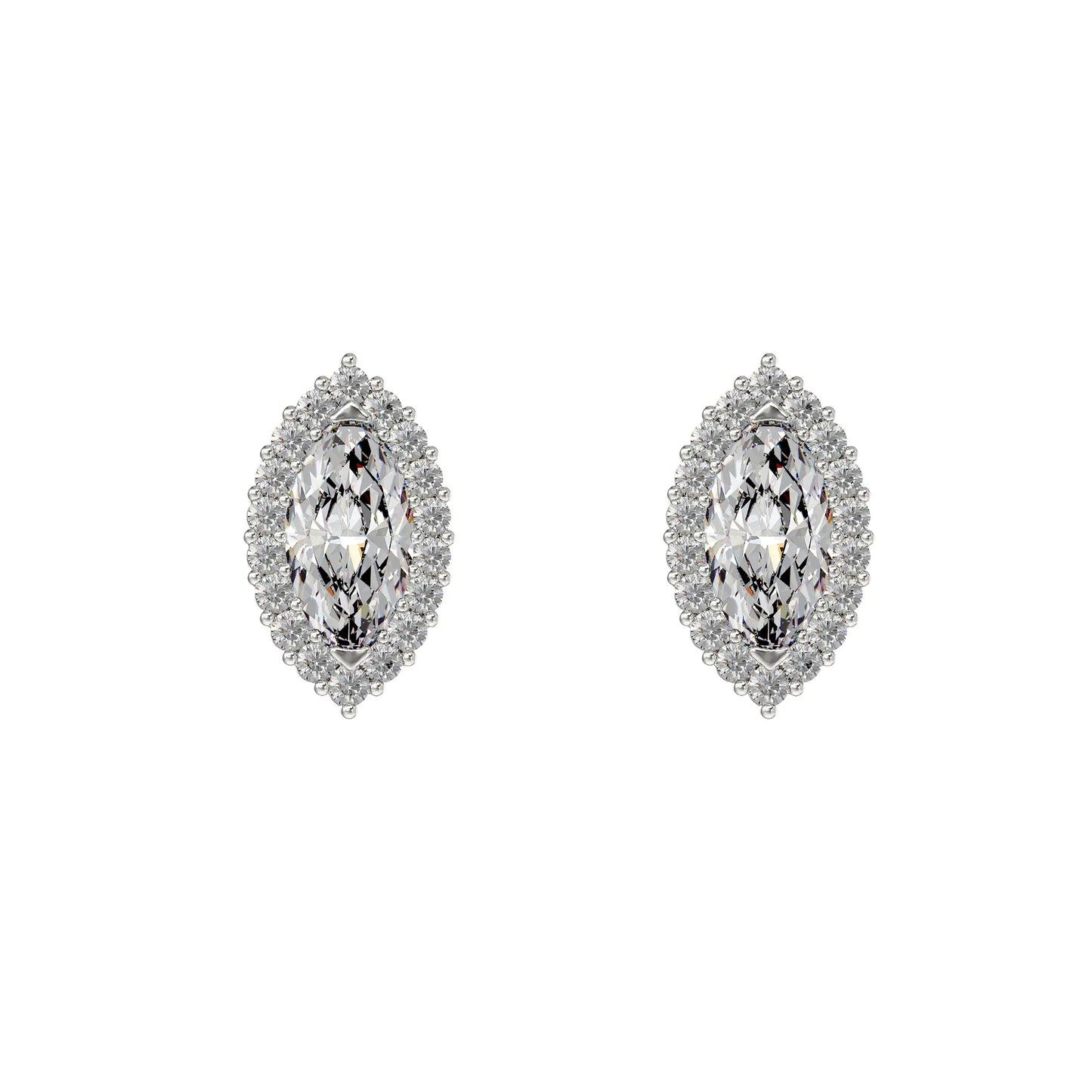 Oval Cubic Zirconia Earrings