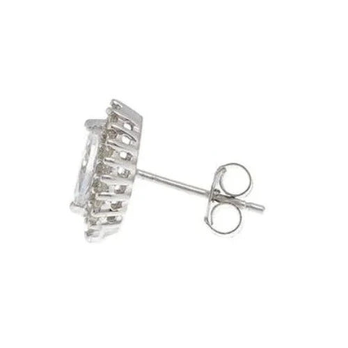 Oval Cubic Zirconia Earrings