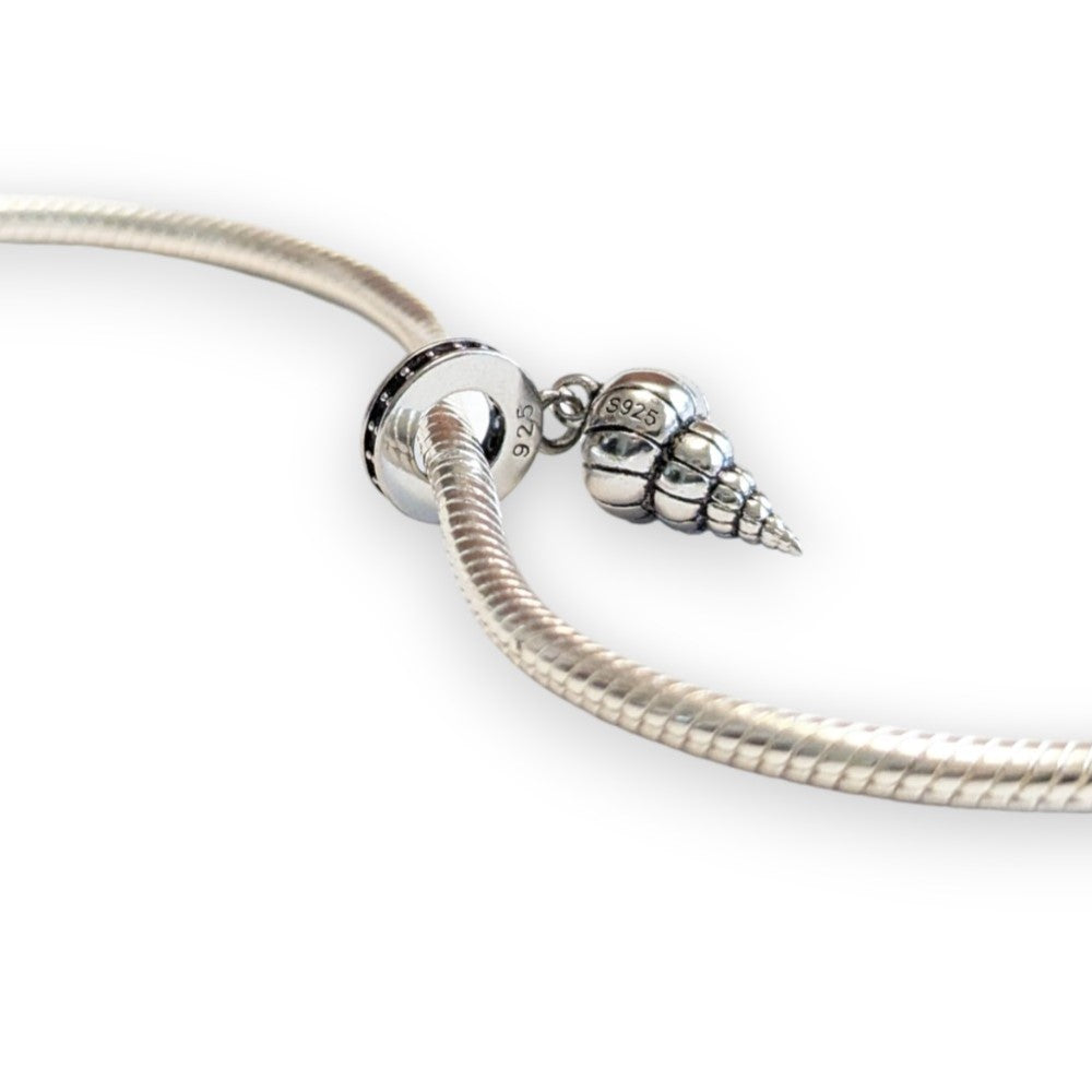 Pearl Seashell Dangle Charm
