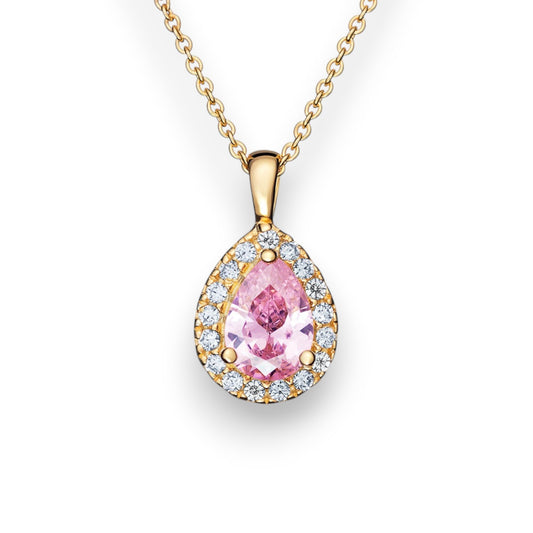 Bryony Pink Tourmaline Necklace