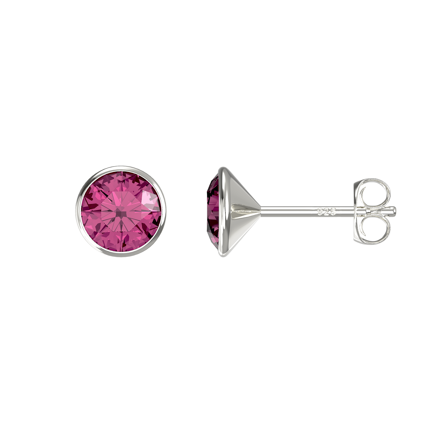 Cubic Zirconia Stud Earrings