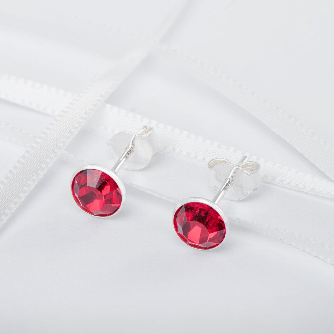 Ruby Stud Earrings