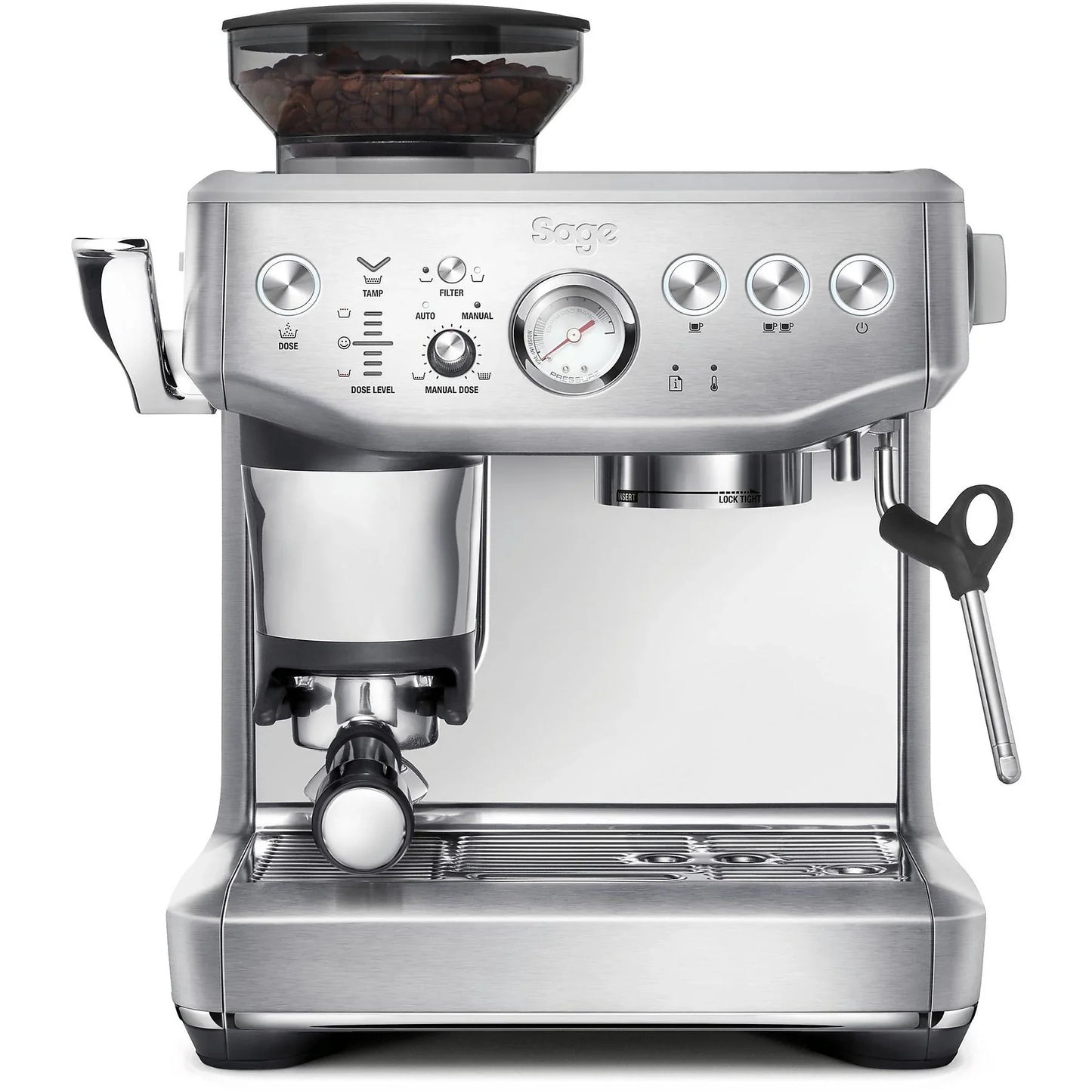 Sage Barista Express Impress Espresso Machine - Stainless Steel