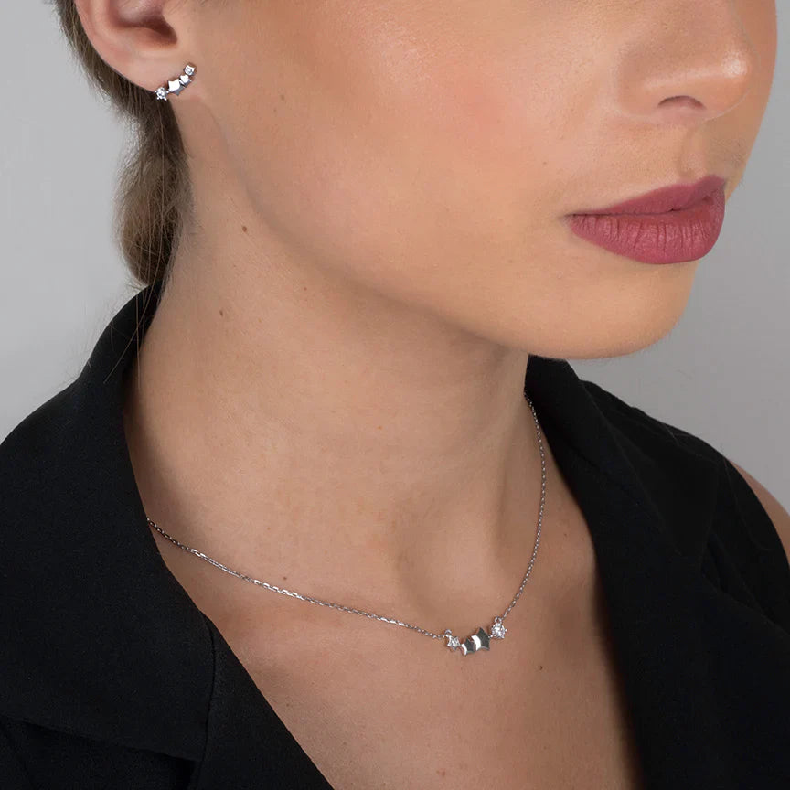 Shooting Star Stud Earrings