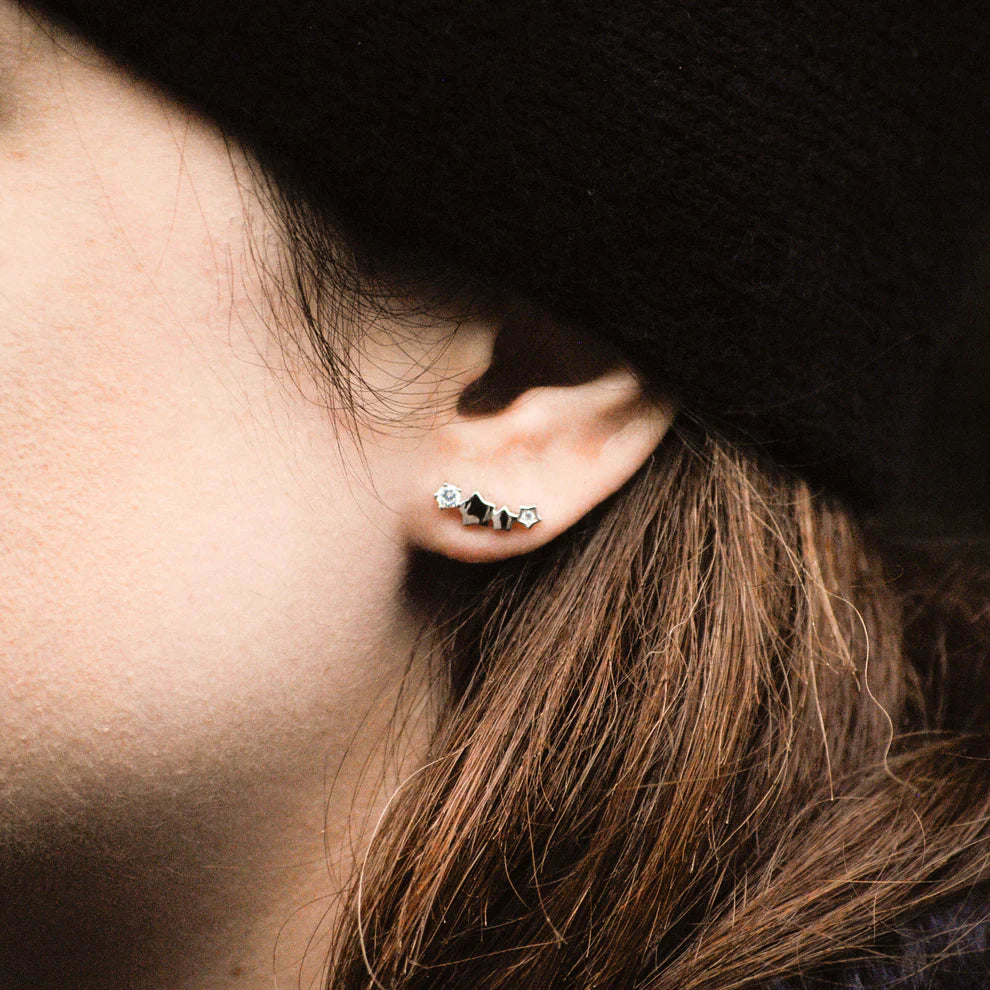 Shooting Star Stud Earrings