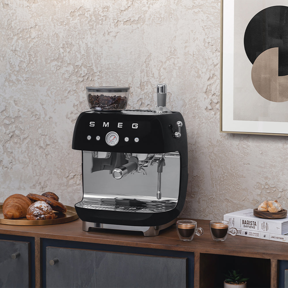Smeg 50's Style EGF03BLUK Electric Coffee Grinder - Black
