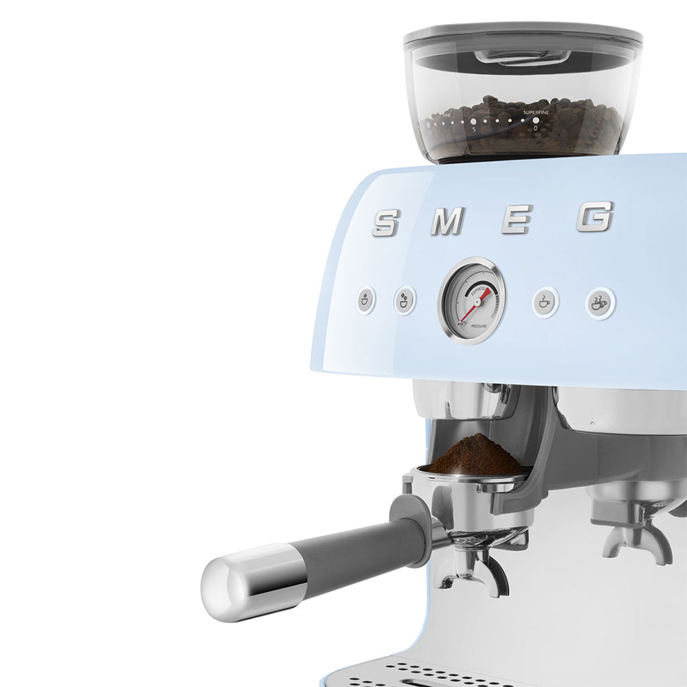 Smeg 50's Style EGF03PBUK Electric Coffee Grinder - Pastel Blue