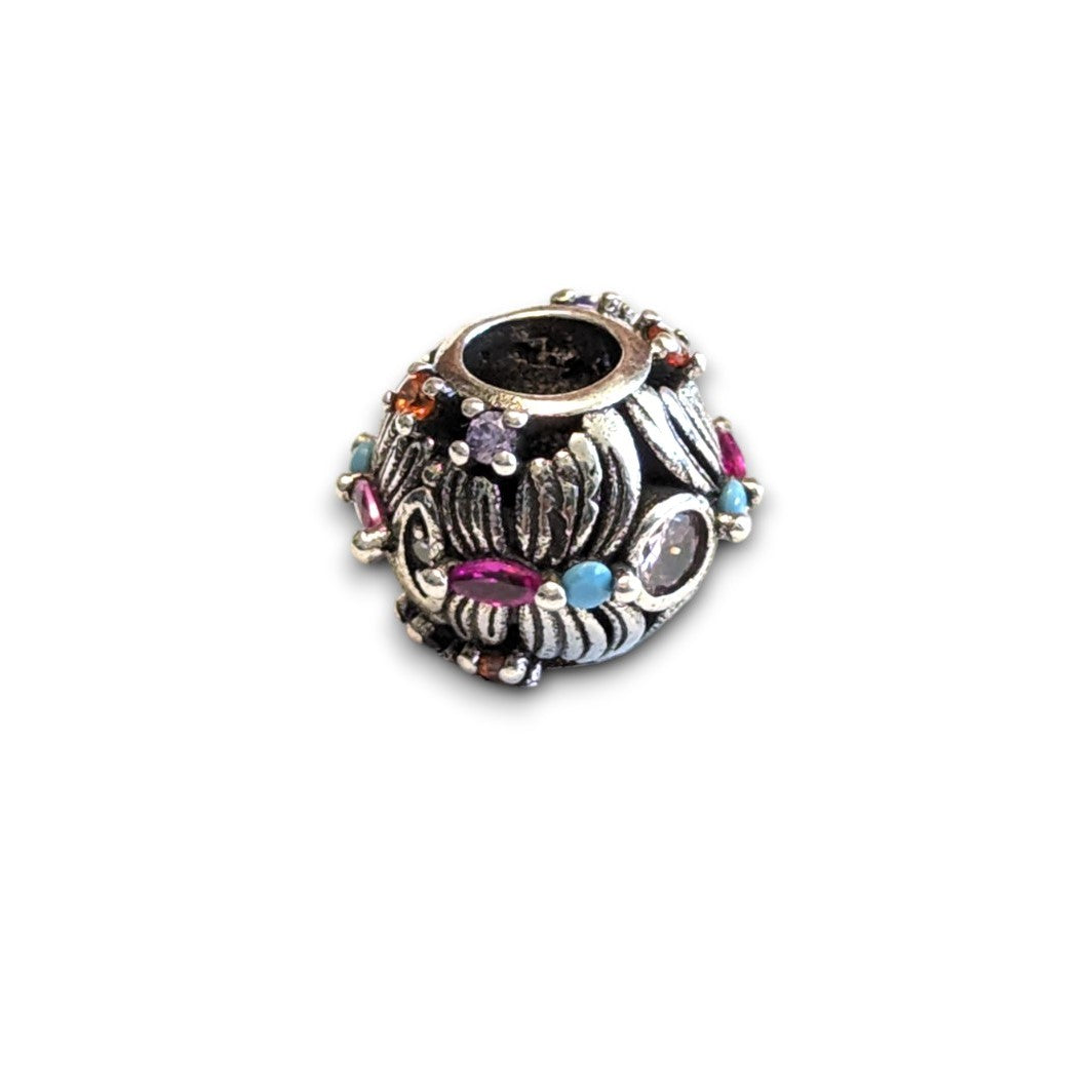 Silver Butterfly Bead Charm