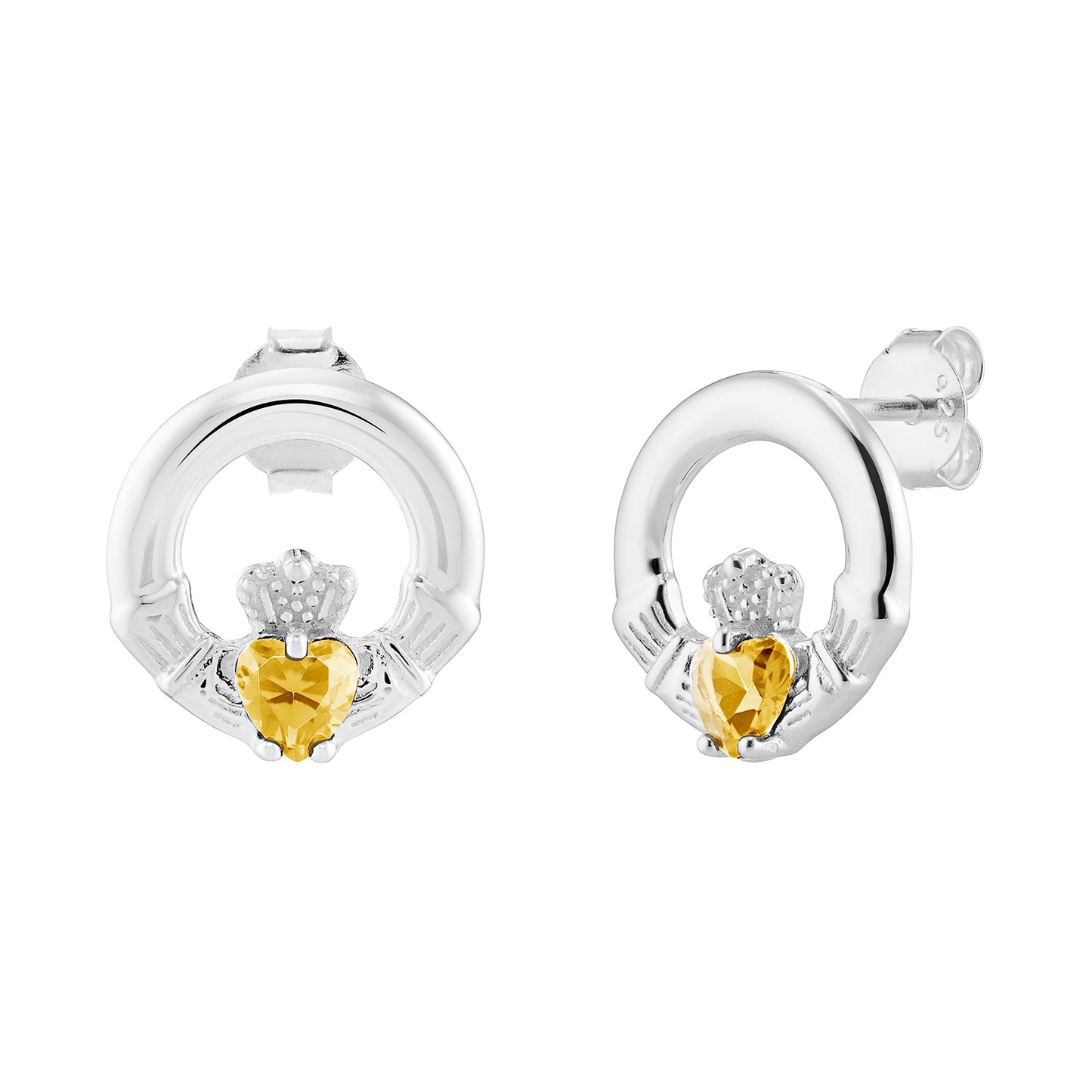 November Birthstone Claddagh Jewellery Set