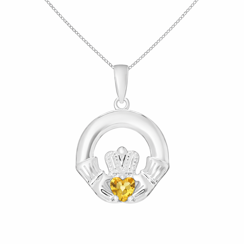 November Birthstone Claddagh Jewellery Set