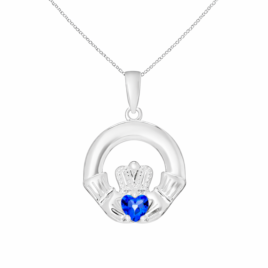 September Birthstone Claddagh Jewellery Set