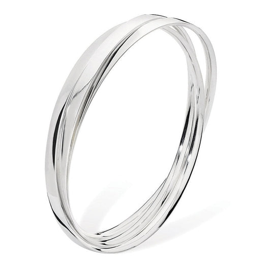 Triple Interlocked Bangle Set