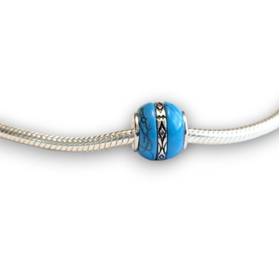 Turquoise Bead Charm