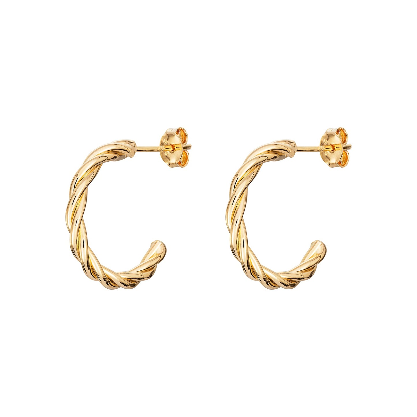 Twisted Hoop Earrings