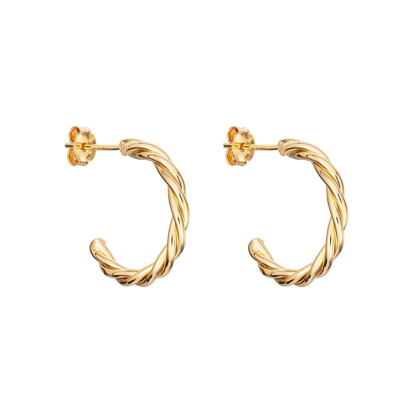 Twisted Hoop Earrings