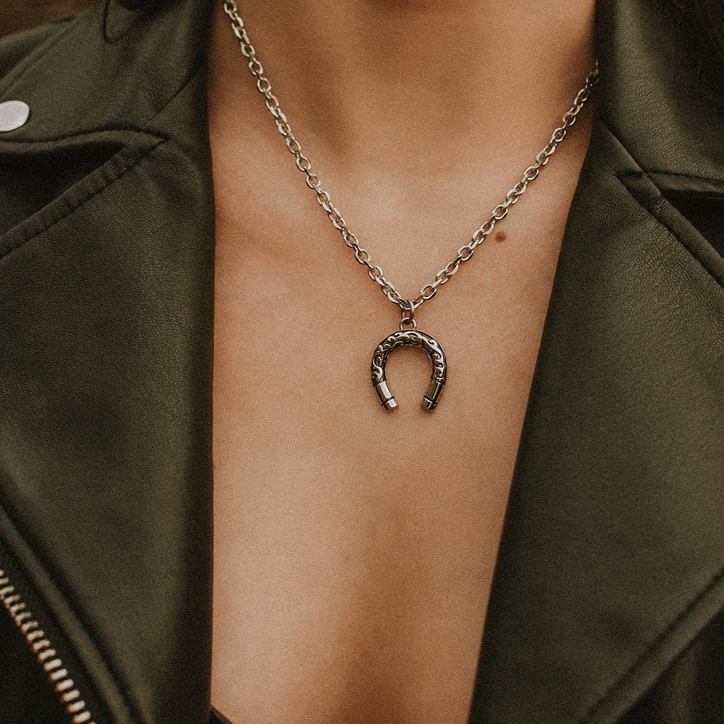 Lucky Charm Horseshoe Necklace